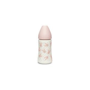Suavinex Hygge Premium Láhev 3P králík - růžová 270 ml