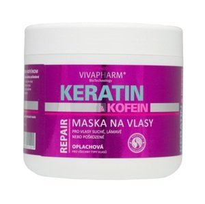 VivaPharm Keratinová vlasová maska 600 ml