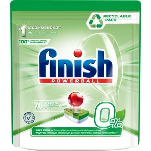 Finish 0% Powerball Green Eco tablety do myčky 70 ks