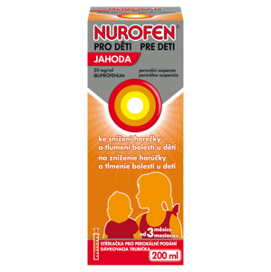 Nurofen pro děti jahoda 20 mg/ml 200 ml