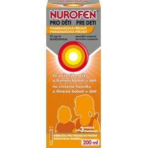 Nurofen pro děti 20mg/ml per. suspenze Pomeranč II 200 ml