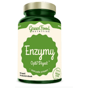 GreenFood Nutrition Enzymy Opti 7 Digest 90 kapslí