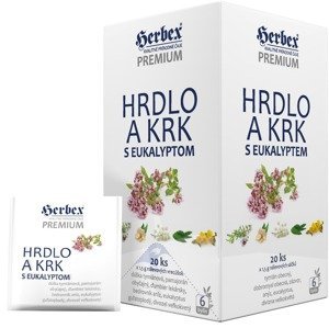 Herbex Hrdlo a krk s eukalyptem 20 x 1.5 g