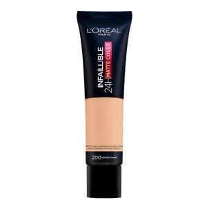 L'Oréal Paris Infaillible 32H Matte Cover 200 Golden Sand matující make-up 30 ml