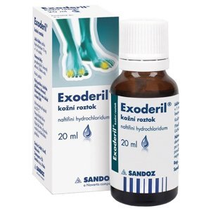 Exoderil ® 10 mg/ml kožní roztok, 20 ml