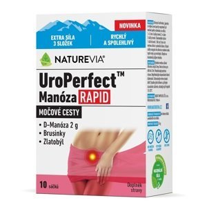 NatureVia UroPerfect Manóza Rapid 10 sáčků