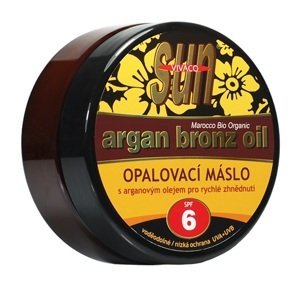 Sun Vital Sun Vivaco SUN Bronz Opalovací máslo SPF 6 s arganovým olejem 200 ml