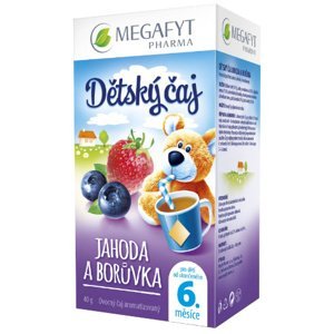 Megafyt Dětský čaj jahoda a borůvka 20 ks