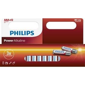 Philips Alkalické baterie LR03P12W/10 12 ks