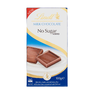 Lindt Mléčná čokoláda bez cukru 100 g