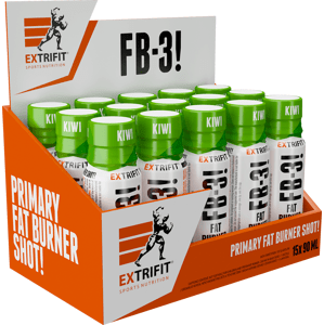 Extrifit FB-3! Fat Burner Shot kiwi 15 x 90 ml