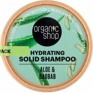 Organic Shop Hydratační tuhý šampon Aloe a baobab 60 g