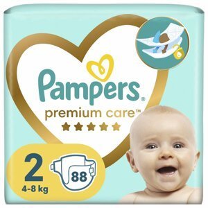 Pampers Premium Care plenky vel. 2, 4-8 kg, 88 ks