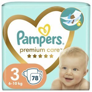 Pampers Premium Care plenky vel. 3, 6-10 kg, 78 ks