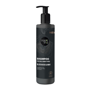 Organic Shop Šampon pro všechny typy vlasů Blackwood a máta 280 ml