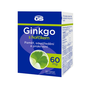 GS Ginkgo 60mg s hořčíkem 90 tablet
