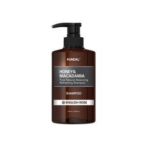 Kundal Honey&Macadamia Nature Shampoo English Rose - přírodní hydratační šampon 500 ml