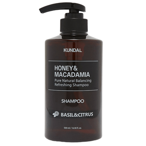 Kundal Honey&Macadamia Nature Shampoo Bazalka s Citrusem - přírodní hydratační šampon 500 ml