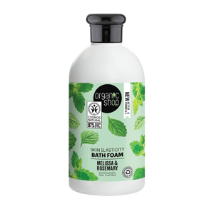 Organic Shop Koupelová pěna pro pružnost pokožky Meduňka a rozmarýn 500 ml