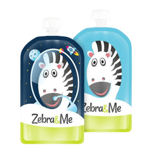 Zebra&Me Kapsička na dětskou stravu na opakované použití 2 ks