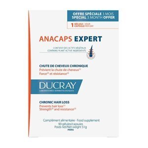 Ducray Anacaps Expert-chronické vypad.vlasů 90 tobolek