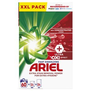 Ariel + prací prášek Oxi 60 praní 3.3 kg