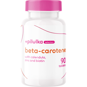 Pilulka Selection Beta-karoten s měsíčkem lékařským + zinek a biotin 90 tablet