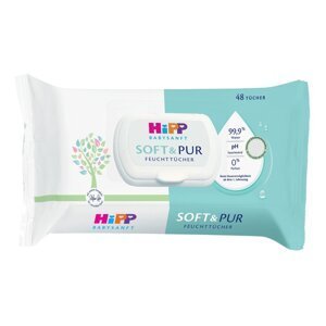 HiPP Babysanft Čistící vlhčené ubrousky Soft & Pur 48 ks