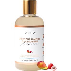 Venira přírodní šampon s kolagenem proti vypadávání vlasů, mango-liči 300 ml
