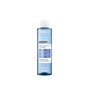 Vichy Decros Mineral Soft jemný a posilující šampon pro všechny typy vlasů 200 ml