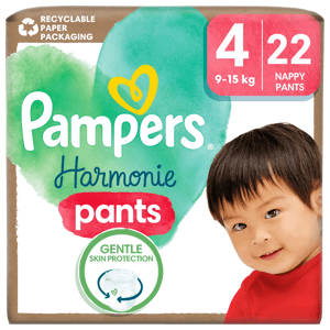 Pampers Pants Harmonie vel.4 Plenkové Kalhotky 22 ks