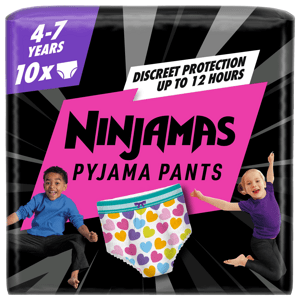 Pampers Ninjamas Pyjama Pants Srdíčka 10 ks