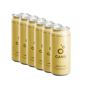 CANS Sycená voda s příchutí citronu a limetky 6 x 330 ml