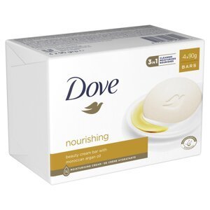 Dove Nourishing Arganový olej Krémová tableta Multipack 4 x 90 g