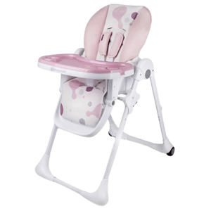 Kinderkraft YUMMY Dětská jídelní židlička růžová