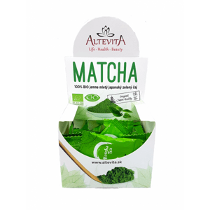 Matcha tea Organický jemně mletý zelený čaj 15 x 2 g