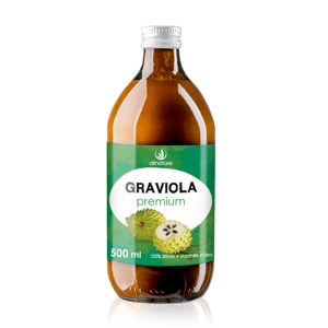 Allnature Šťáva z gravioly Premium (500 ml) - 100% přírodní, bez přidaného cukru