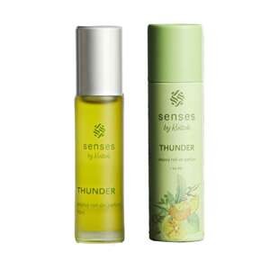 Kvitok Senses Roll-on olejový parfém Thunder (10 ml) - zelená unisex vůně