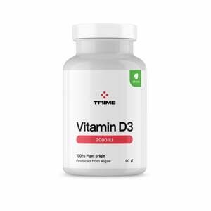 Trime Vitamin D3 - cholekalciferol 2000 IU (90 kapslí) - získaný z vodních řas