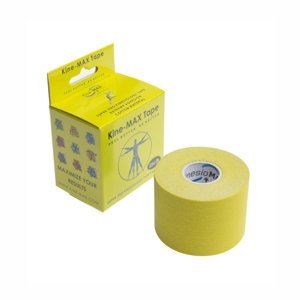 KineMAX SuperPro Cotton 5 cm x 5 m kinesiologická tejpovací páska 1 ks žlutá