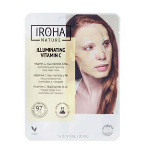 Iroha nature Obličejová maska s vitamínem C + H.A. 20 ml