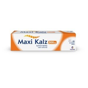 Maxi-Kalz 500 mg 20 šumivých tablet