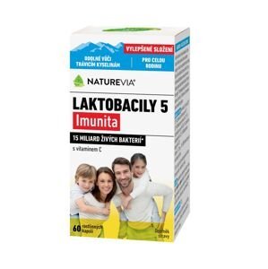 NatureVia Laktobacily 5 Imunita 60 kapslí