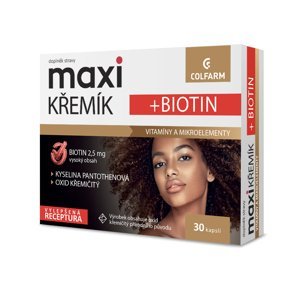 COLFARM Maxi Křemík+Biotin 30 kapslí
