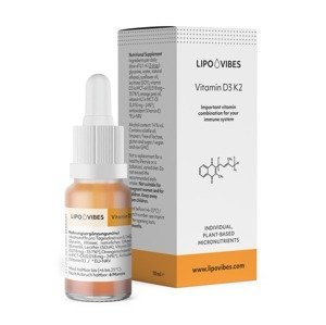 LipoVibes Pure Vitamin D3K2 10 ml