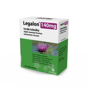 Legalon 140 mg 30 tvrdých tobolek