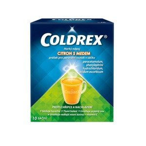 Coldrex Horký nápoj Citron s medem 10 sáčků