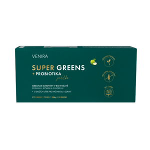 Venira Super Greens + probiotika příchuť jablko 30x11,2 g 336 g