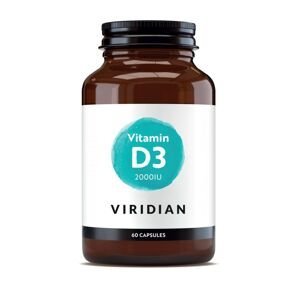 Viridian Vitamin D3 2000 IU 60 kapslí