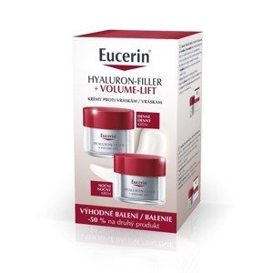 Eucerin Hyaluron-Filler + Volume-Lift denní + noční krém 2x50 ml